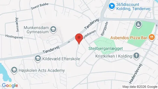 Apartments for rent i Kolding - kort over placeringen