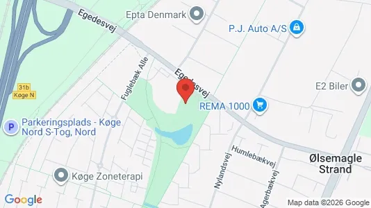Apartments for rent i Køge - kort over placeringen