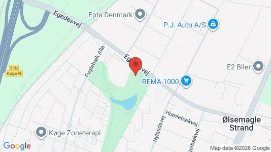 Apartments for rent i Køge - kort over placeringen
