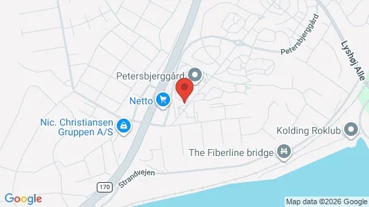 Apartments for rent i Kolding - kort over placeringen