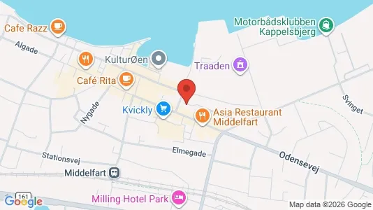 Apartments for rent i Middelfart - kort over placeringen