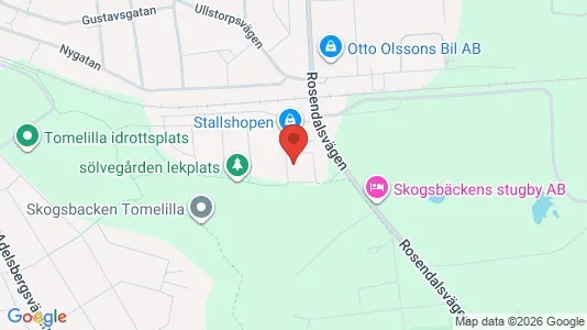 Apartments for rent i Tomelilla - kort over placeringen