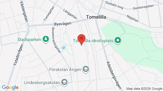 Apartments for rent i Tomelilla - kort over placeringen