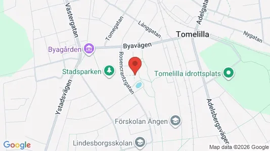 Apartments for rent i Tomelilla - kort over placeringen
