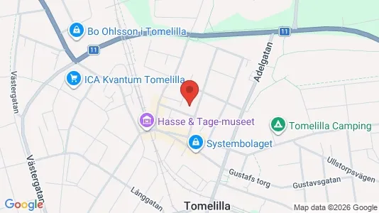 Apartments for rent i Tomelilla - kort over placeringen