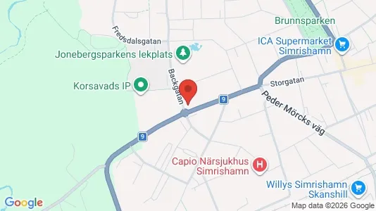 Apartments for rent i Simrishamn - kort over placeringen