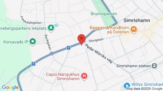 Apartments for rent i Simrishamn - kort over placeringen