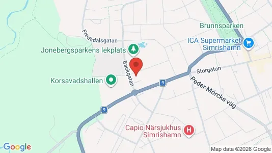 Apartments for rent i Simrishamn - kort over placeringen