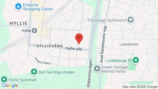 Apartments for rent i Hyllie - kort over placeringen