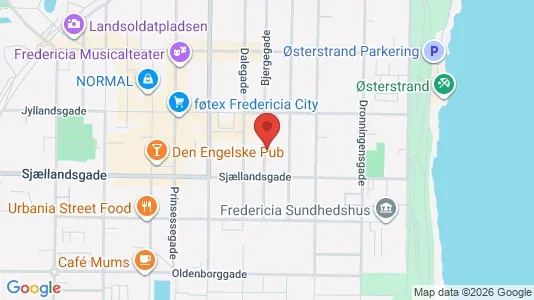 Apartments for rent i Fredericia - kort over placeringen