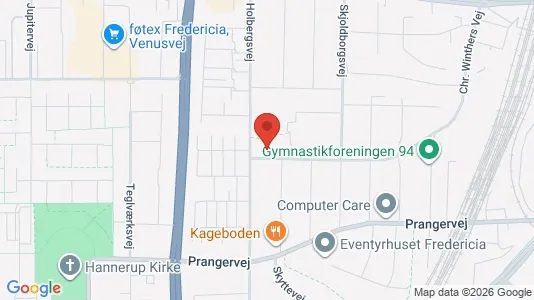 Apartments for rent i Fredericia - kort over placeringen