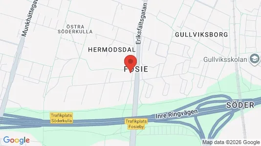 Apartments for rent i Fosie - kort over placeringen