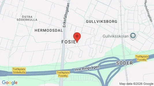 Apartments for rent i Fosie - kort over placeringen