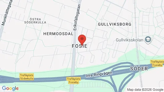 Apartments for rent i Fosie - kort over placeringen