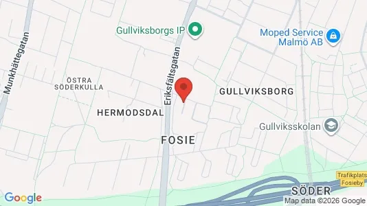 Apartments for rent i Fosie - kort over placeringen