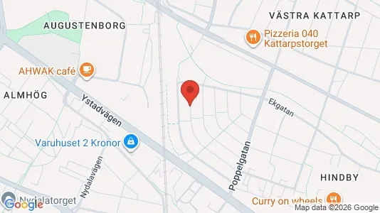 Apartments for rent i Rosengård - kort over placeringen