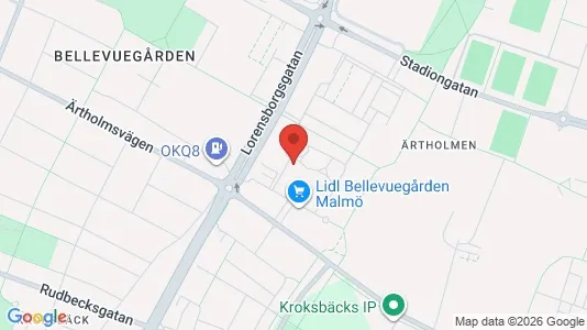 Apartments for rent i Malmö City - kort over placeringen