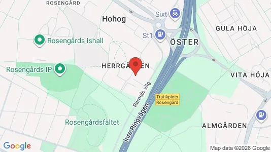 Apartments for rent i Rosengård - kort over placeringen