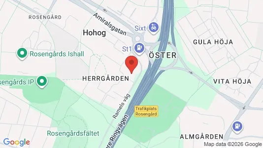 Apartments for rent i Rosengård - kort over placeringen