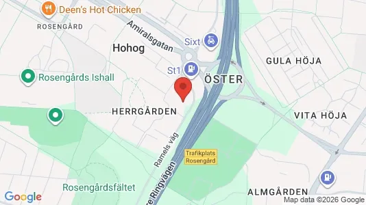 Apartments for rent i Rosengård - kort over placeringen