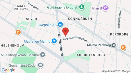 Apartments for rent i Sofielund - kort over placeringen