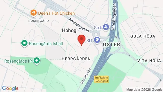 Apartments for rent i Rosengård - kort over placeringen