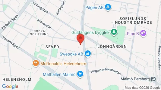 Apartments for rent i Sofielund - kort over placeringen