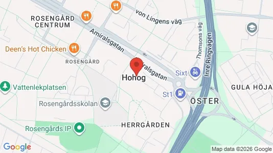 Apartments for rent i Rosengård - kort over placeringen