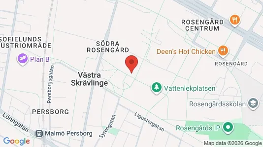 Apartments for rent i Rosengård - kort over placeringen