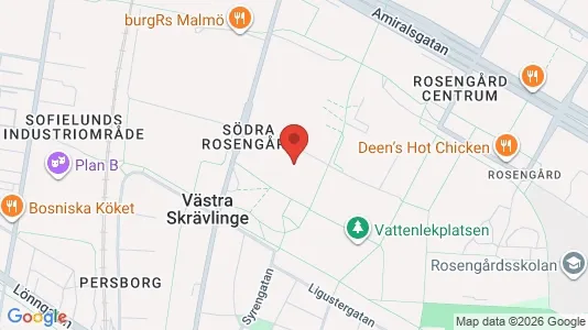 Apartments for rent i Rosengård - kort over placeringen