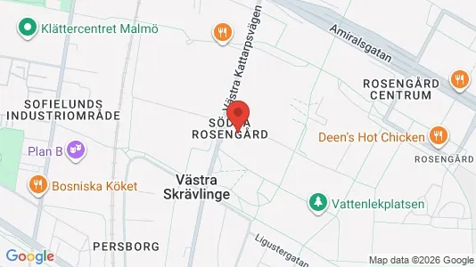 Apartments for rent i Rosengård - kort over placeringen