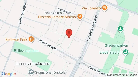 Apartments for rent i Malmö City - kort over placeringen
