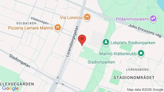 Apartments for rent i Malmö City - kort over placeringen