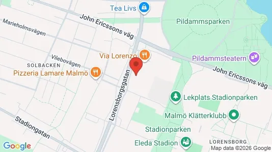 Apartments for rent i Malmö City - kort over placeringen
