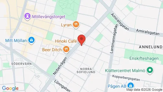 Apartments for rent i Sofielund - kort over placeringen