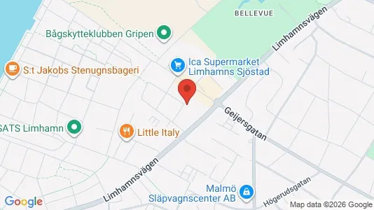 Apartments for rent i Limhamn/Bunkeflo - kort over placeringen