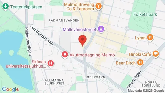 Apartments for rent i Sofielund - kort over placeringen