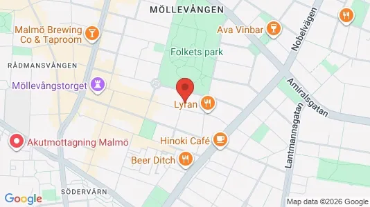 Apartments for rent i Malmö City - kort over placeringen