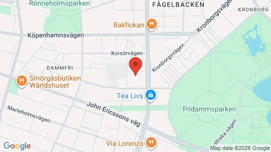 Apartments for rent i Malmö City - kort over placeringen
