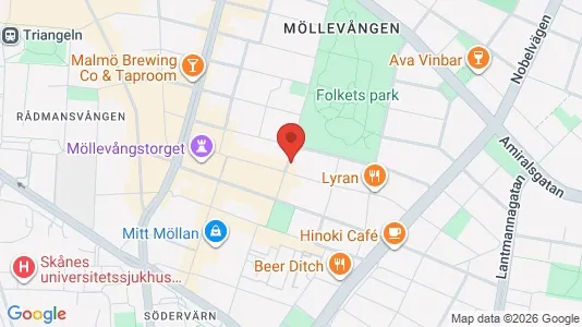 Apartments for rent i Malmö City - kort over placeringen