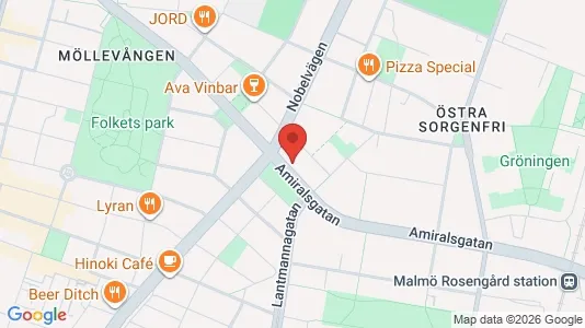 Apartments for rent i Malmö City - kort over placeringen