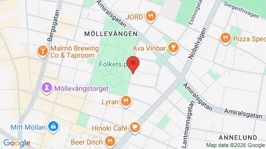 Apartments for rent i Malmö City - kort over placeringen