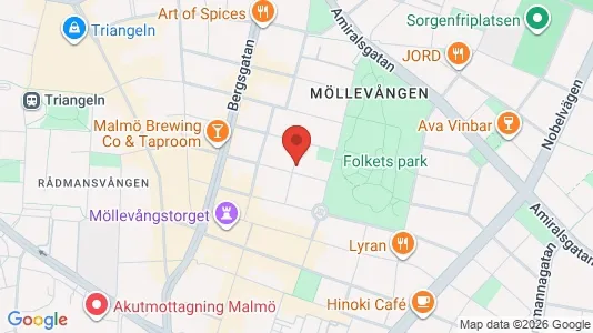 Apartments for rent i Sofielund - kort over placeringen