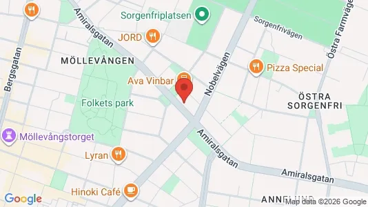 Apartments for rent i Malmö City - kort over placeringen