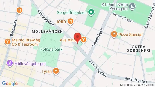 Apartments for rent i Malmö City - kort over placeringen