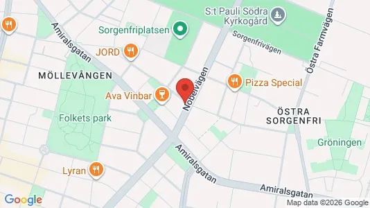 Apartments for rent i Malmö City - kort over placeringen
