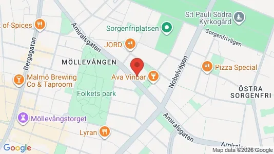 Apartments for rent i Malmö City - kort over placeringen