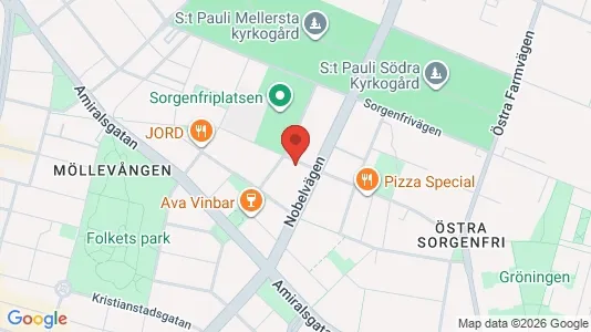 Apartments for rent i Malmö City - kort over placeringen