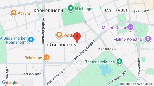 Apartments for rent i Malmö City - kort over placeringen