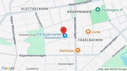 Apartments for rent i Malmö City - kort over placeringen